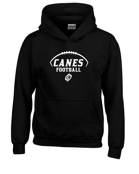 Gainesville HS Football Canes Logo - Youth Hoodie