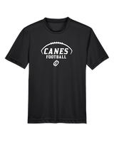 Gainesville HS Football Canes Logo - Youth Performance Shirt