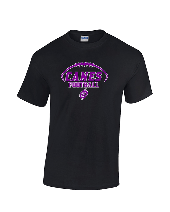 Gainesville HS Football Canes Logo 2 - Cotton T-Shirt