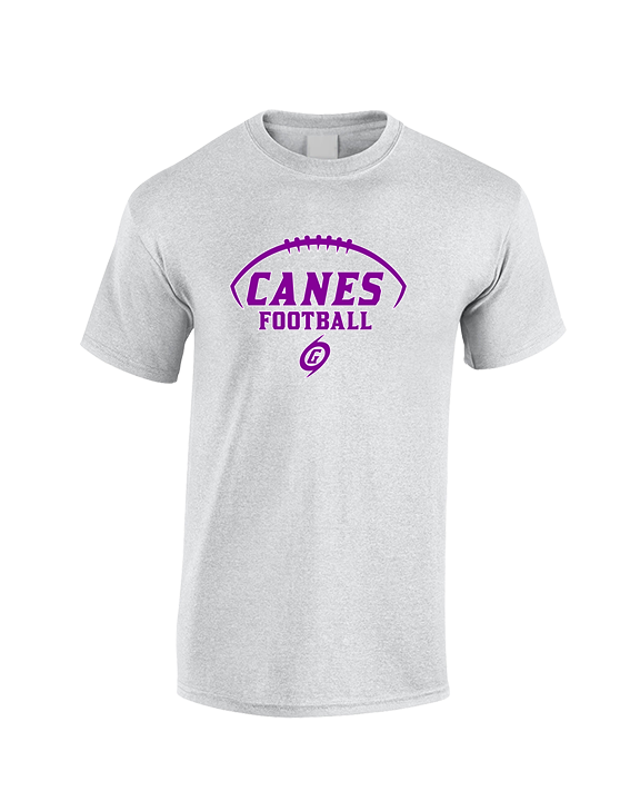 Gainesville HS Football Canes Logo 2 - Cotton T-Shirt