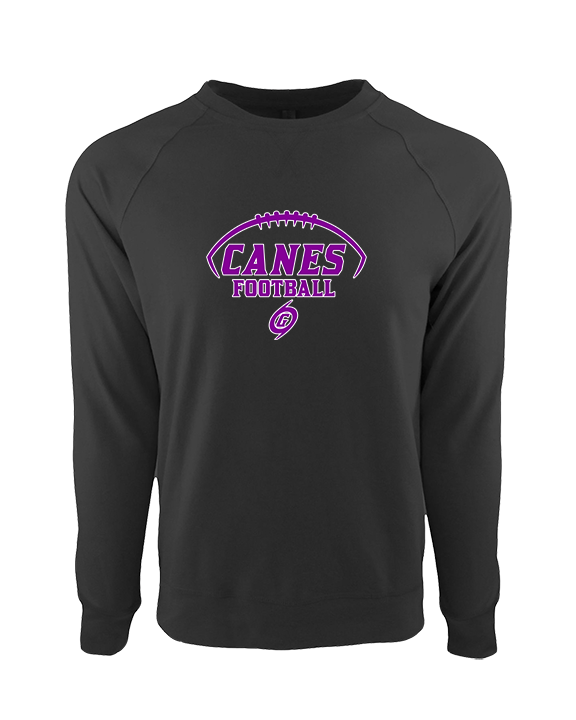 Gainesville HS Football Canes Logo 2 - Crewneck Sweatshirt