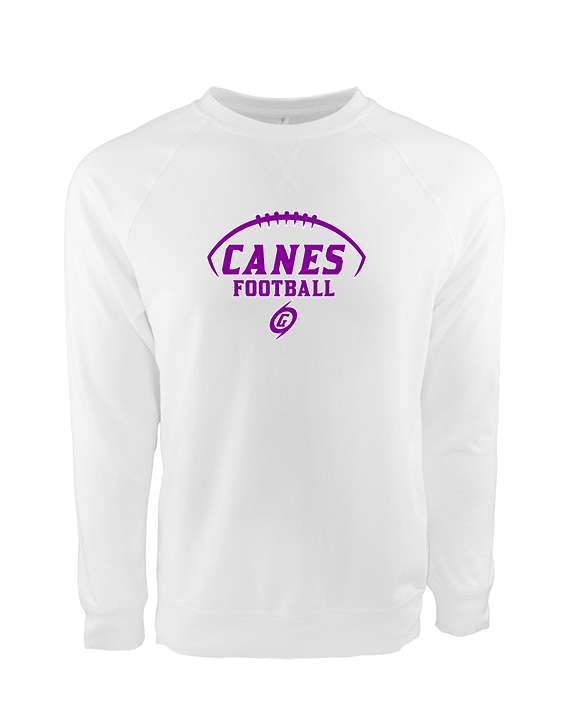 Gainesville HS Football Canes Logo 2 - Crewneck Sweatshirt