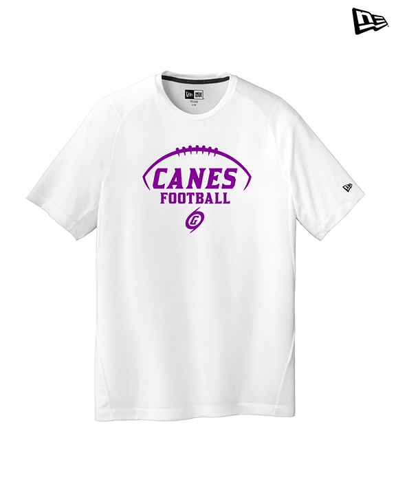 Gainesville HS Football Canes Logo 2 - New Era Performance Shirt
