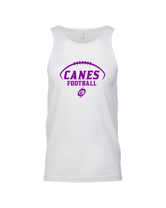 Gainesville HS Football Canes Logo 2 - Tank Top