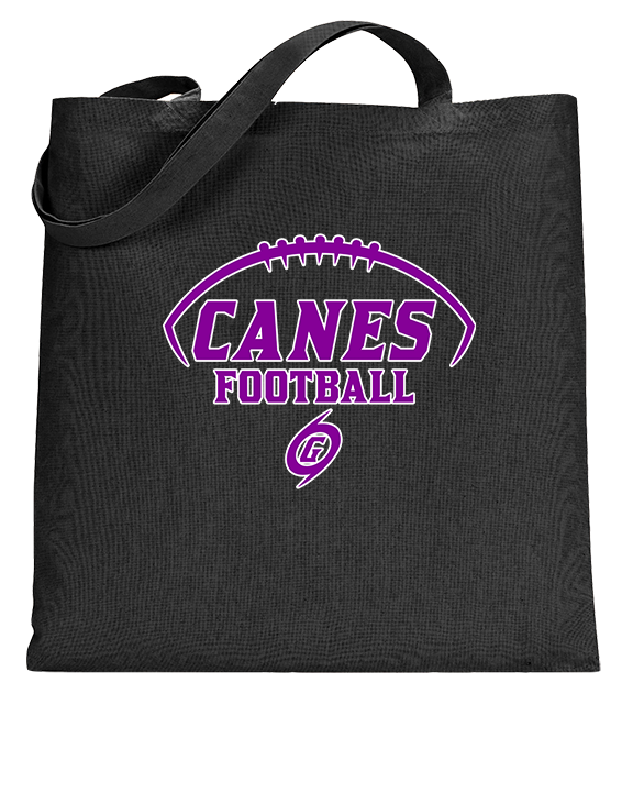 Gainesville HS Football Canes Logo 2 - Tote