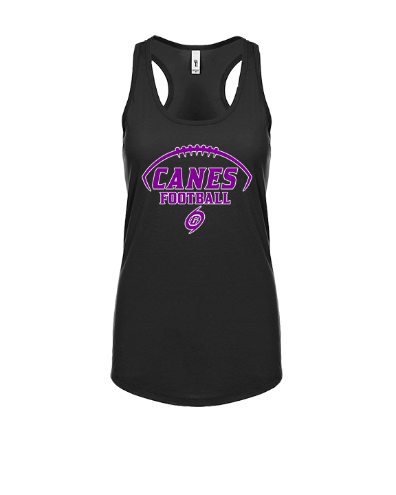 Gainesville HS Football Canes Logo 2 - Womens Tank Top