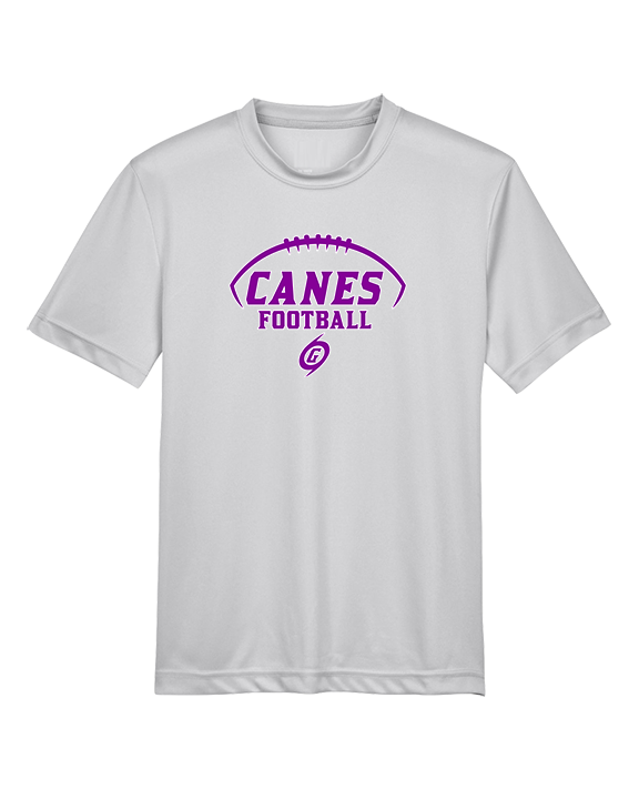 Gainesville HS Football Canes Logo 2 - Youth Performance Shirt