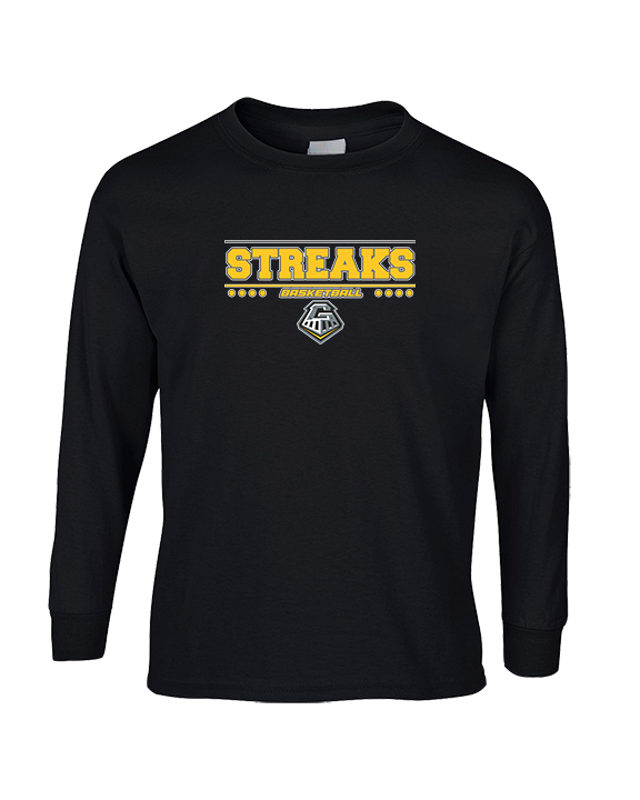 Galesburg HS Girls Basketball Border - Cotton Longsleeve