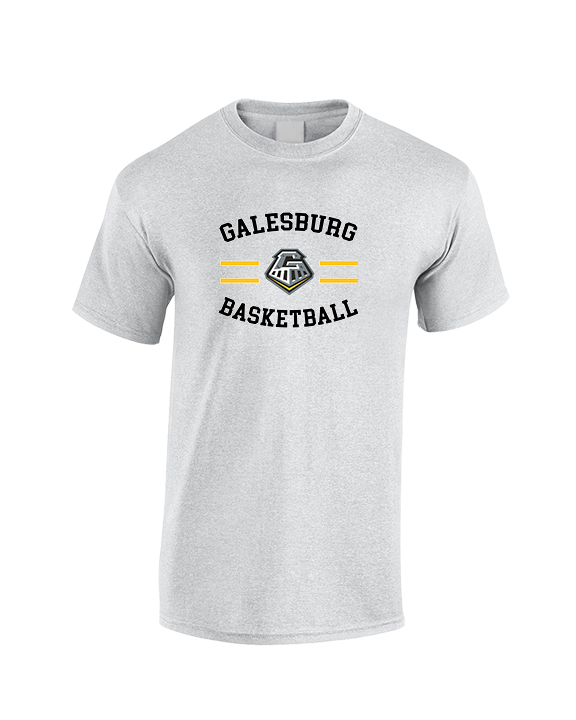 Galesburg HS Girls Basketball Curve - Cotton T-Shirt