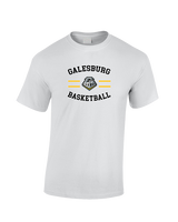 Galesburg HS Girls Basketball Curve - Cotton T-Shirt