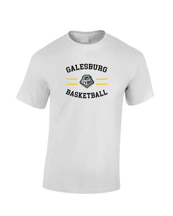 Galesburg HS Girls Basketball Curve - Cotton T-Shirt