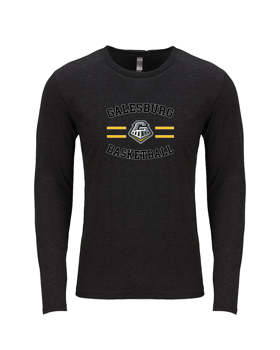 Galesburg HS Girls Basketball Curve - Tri-Blend Long Sleeve