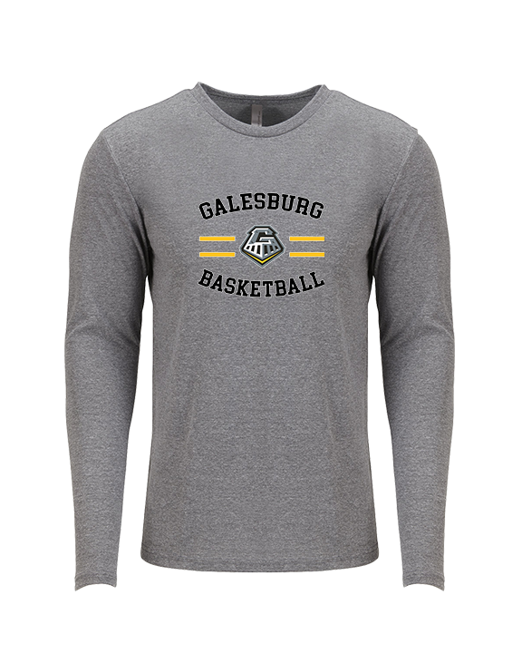 Galesburg HS Girls Basketball Curve - Tri-Blend Long Sleeve
