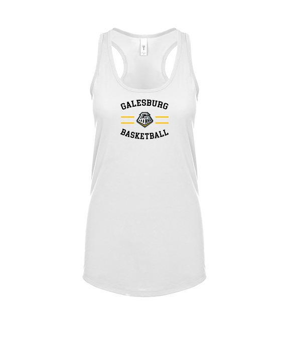 Galesburg HS Girls Basketball Curve - Womens Tank Top