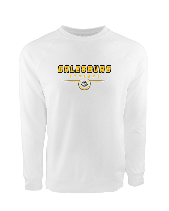Galesburg HS Girls Basketball Design - Crewneck Sweatshirt