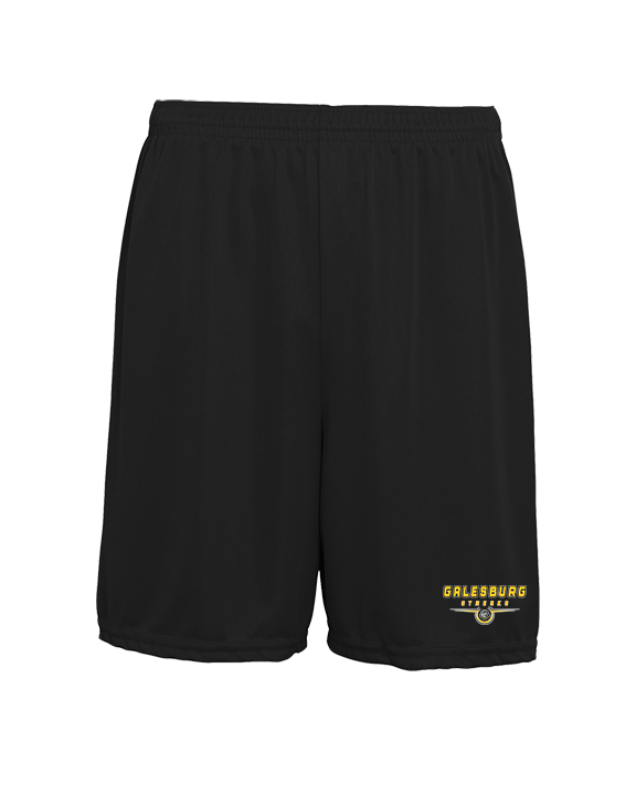 Galesburg HS Girls Basketball Design - Mens 7inch Training Shorts