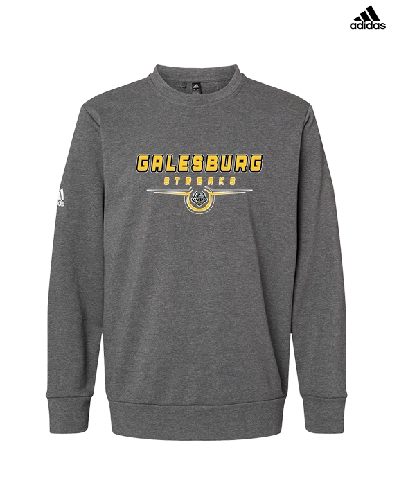 Galesburg HS Girls Basketball Design - Mens Adidas Crewneck