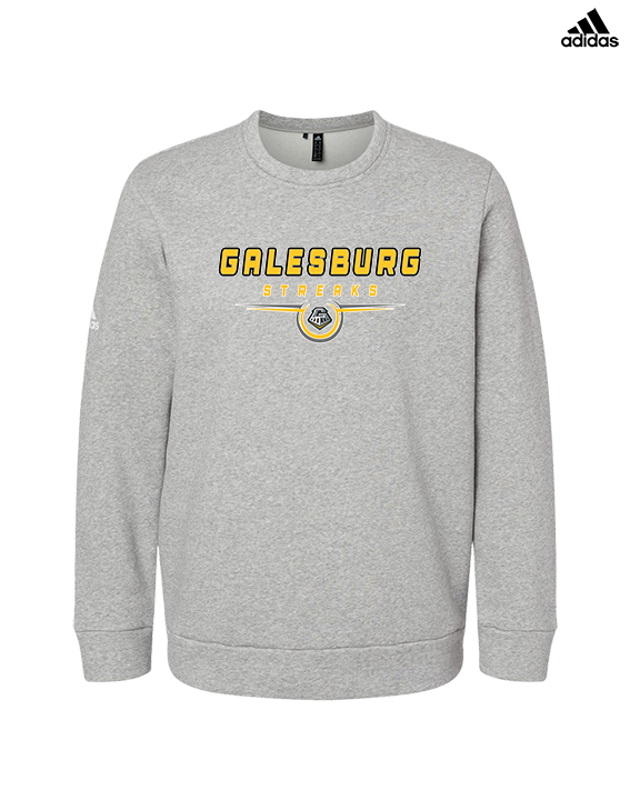 Galesburg HS Girls Basketball Design - Mens Adidas Crewneck