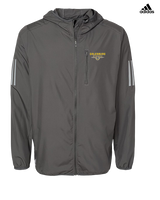 Galesburg HS Girls Basketball Design - Mens Adidas Full Zip Jacket