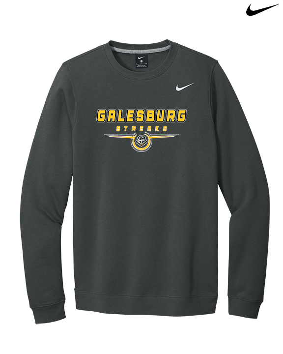 Galesburg HS Girls Basketball Design - Mens Nike Crewneck