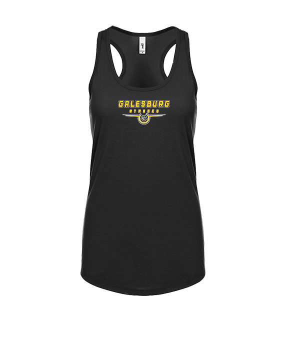 Galesburg HS Girls Basketball Design - Womens Tank Top
