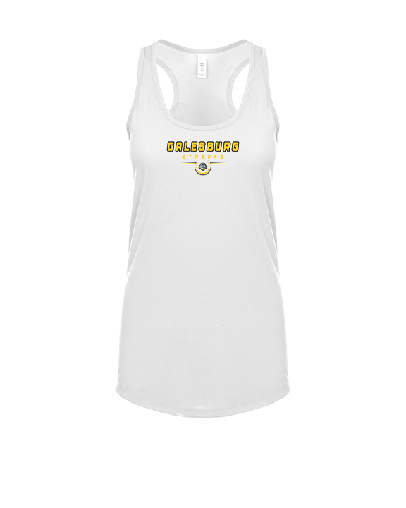 Galesburg HS Girls Basketball Design - Womens Tank Top