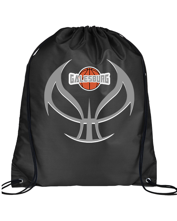 Galesburg HS Girls Basketball Full Ball - Drawstring Bag
