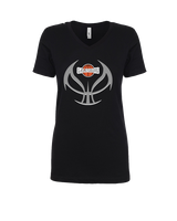 Galesburg HS Girls Basketball Full Ball - Womens Vneck