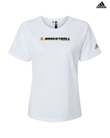 Galesburg HS Girls Basketball Lines - Womens Adidas Performance Shirt