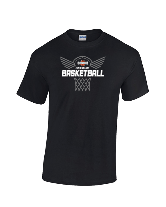 Galesburg HS Girls Basketball Nothing But Net - Cotton T-Shirt