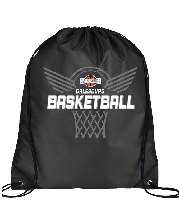 Galesburg HS Girls Basketball Nothing But Net - Drawstring Bag