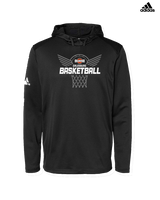 Galesburg HS Girls Basketball Nothing But Net - Mens Adidas Hoodie