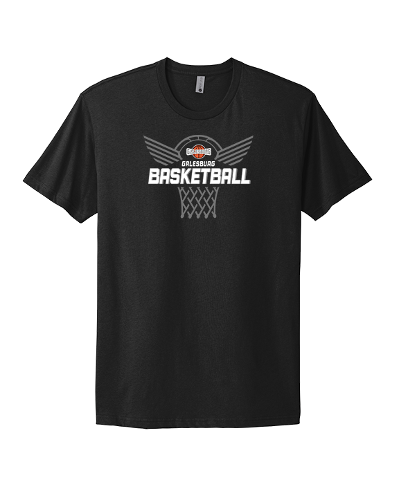 Galesburg HS Girls Basketball Nothing But Net - Mens Select Cotton T-Shirt