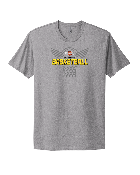 Galesburg HS Girls Basketball Nothing But Net - Mens Select Cotton T-Shirt