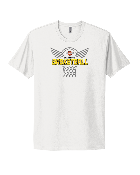 Galesburg HS Girls Basketball Nothing But Net - Mens Select Cotton T-Shirt