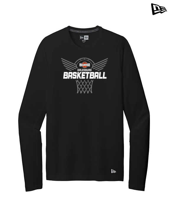 Galesburg HS Girls Basketball Nothing But Net - New Era Performance Long Sleeve