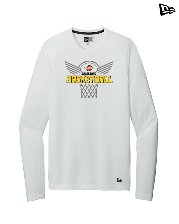 Galesburg HS Girls Basketball Nothing But Net - New Era Performance Long Sleeve