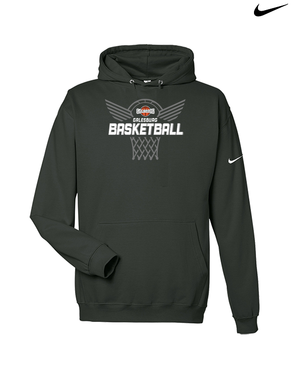 Galesburg HS Girls Basketball Nothing But Net - Nike Club Fleece Hoodie