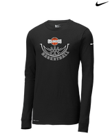 Galesburg HS Girls Basketball Outline - Mens Nike Longsleeve