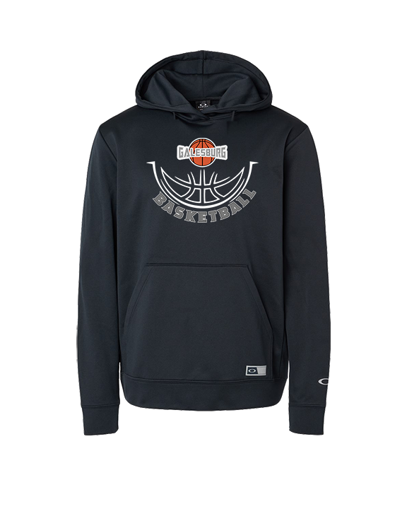 Galesburg HS Girls Basketball Outline - Oakley Performance Hoodie