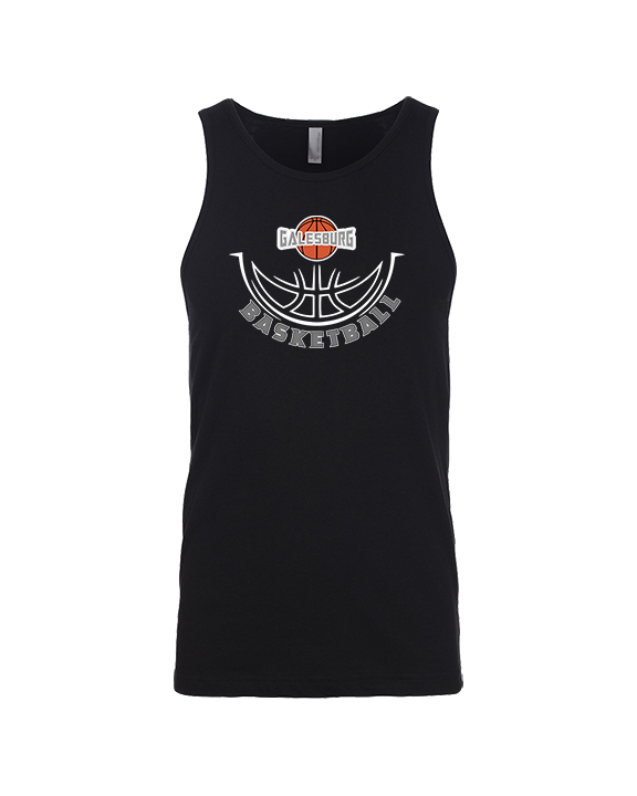 Galesburg HS Girls Basketball Outline - Tank Top