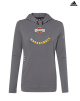Galesburg HS Girls Basketball Outline - Womens Adidas Hoodie
