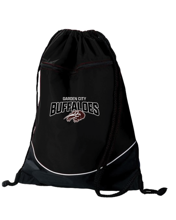 Garden City HS Buffaloes Logo - Drawstring Bag
