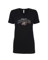 Garden City HS Buffaloes Logo - Women’s V-Neck