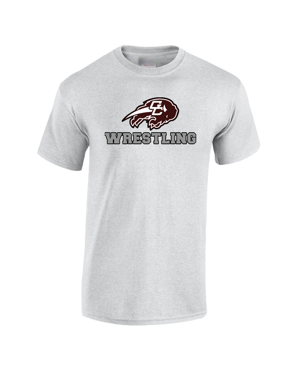 Garden City HS Wrestling Logo - Cotton T-Shirt