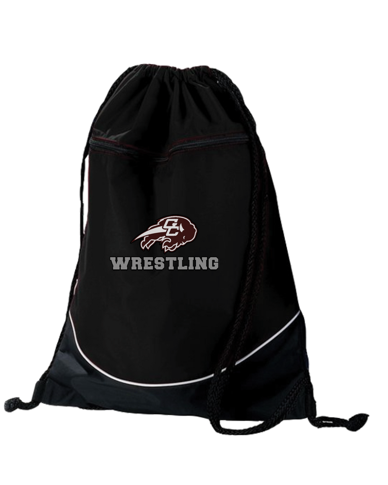 Garden City HS Wrestling Logo - Drawstring Bag