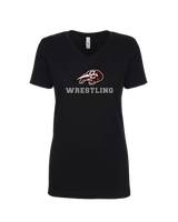 Garden City HS Wrestling Logo - Women’s V-Neck
