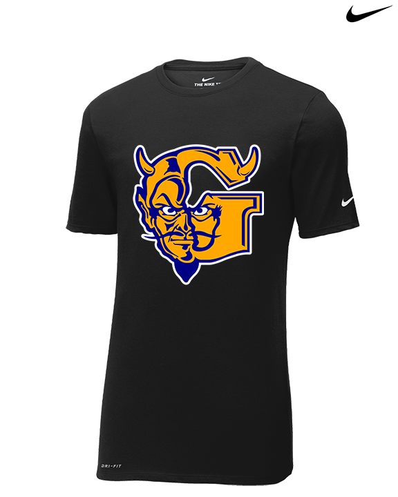 Gaylord HS Cheer Logo 01 - Mens Nike Cotton Poly Tee