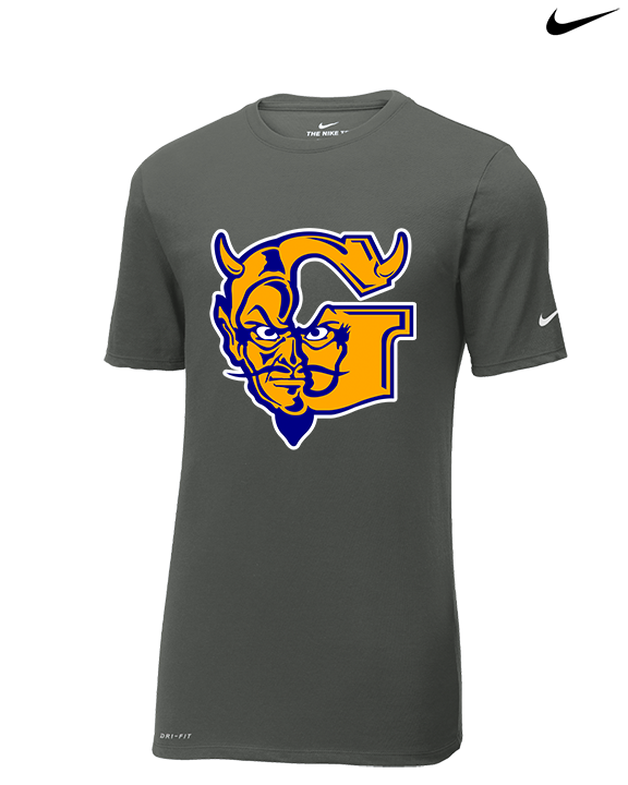 Gaylord HS Cheer Logo 01 - Mens Nike Cotton Poly Tee