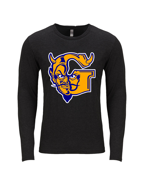 Gaylord HS Cheer Logo 01 - Tri-Blend Long Sleeve